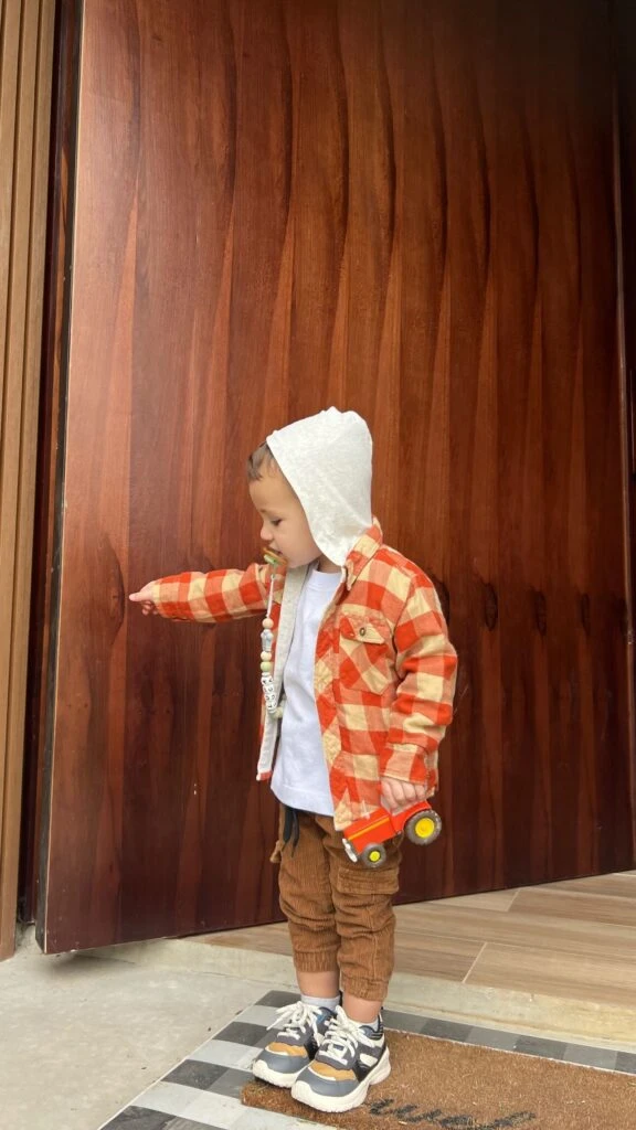 El look de Luca Cubero para festejar el Día del Padre