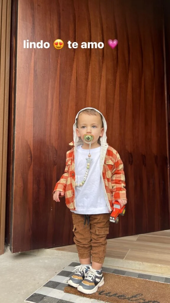 El look de Luca Cubero para festejar el Día del Padre