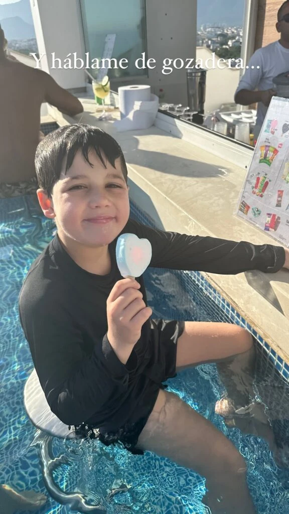 El cumpleaños de Belisario, el hijo de Juana Repetto