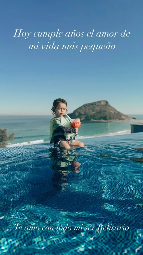 El cumpleaños de Belisario, el hijo de Juana Repetto