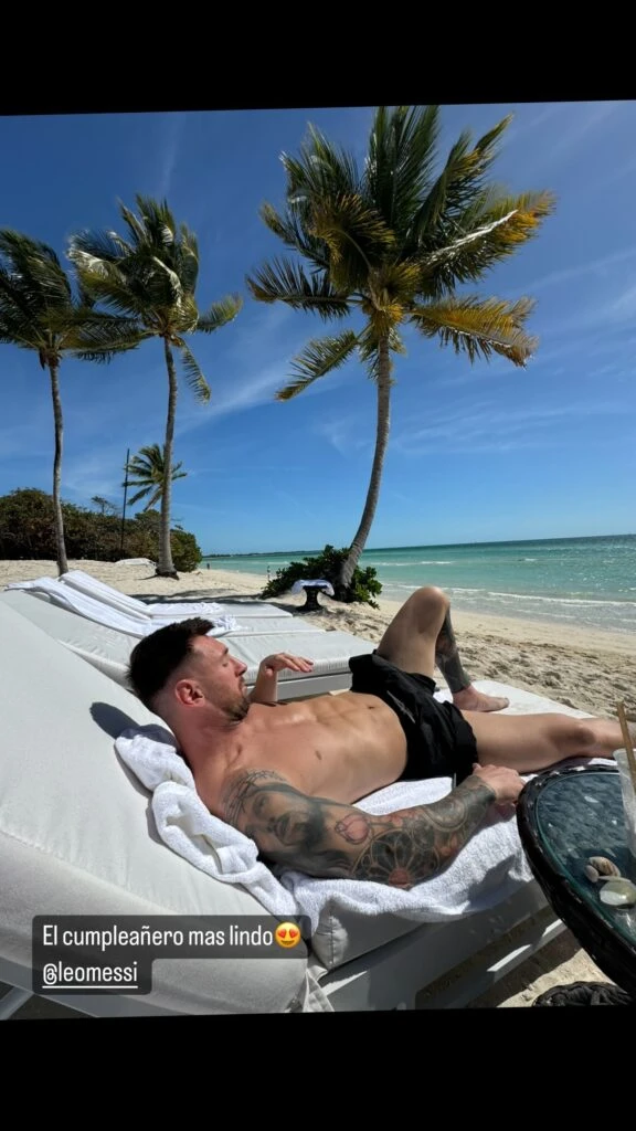 El amoroso saludo de Antonela Roccuzzo a Lionel Messi por su cumpleaños número 37