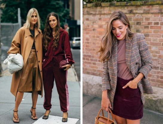 Guía de estilo: 9 looks con burgundy, el color más trendy de la temporada