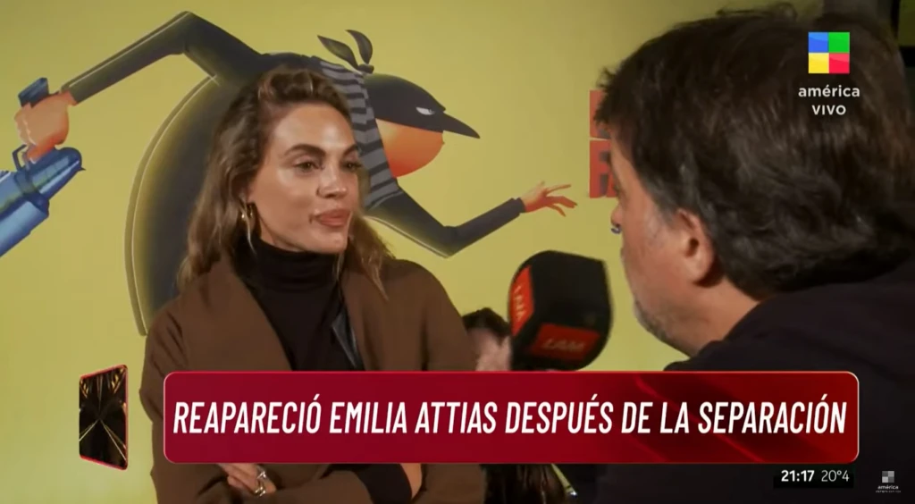 Reapareció Emilia Attias tras su separación del Turco Naim: “Mi hija es mi cable a tierra”