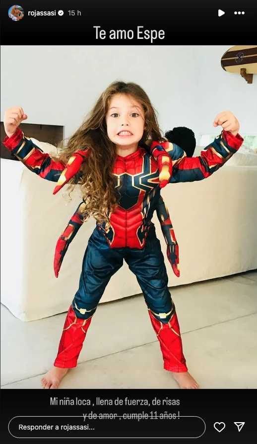 Sabrina Rojas saludó a su hija Esperanza en su cumpleaños número 11.