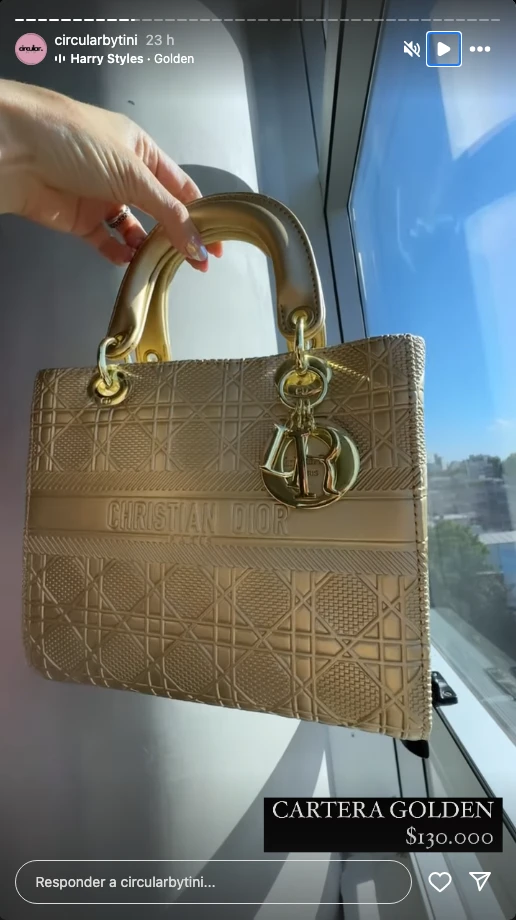 Algunos de los productos que puso en venta Cande Tinelli, con sus precios.