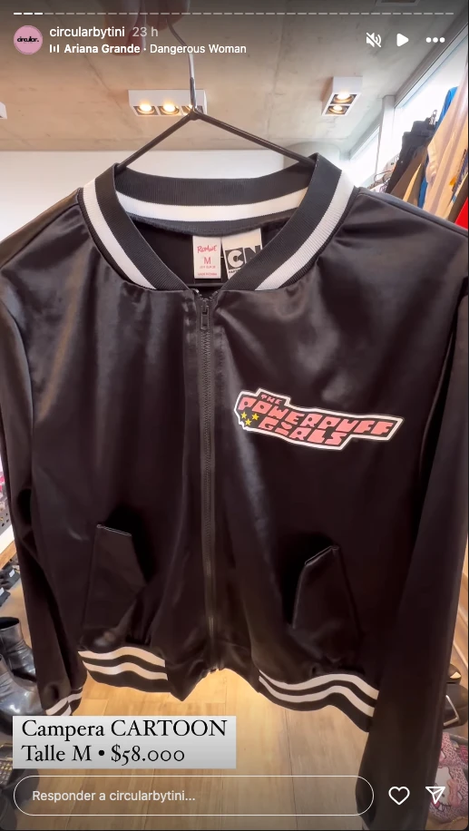 Algunos de los productos que puso en venta Cande Tinelli, con sus precios.