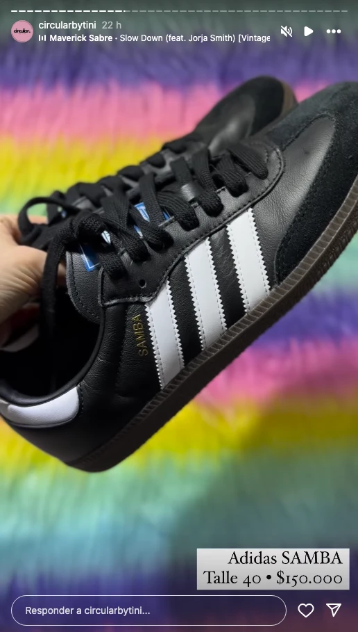 Algunos de los productos que puso en venta Cande Tinelli, con sus precios.