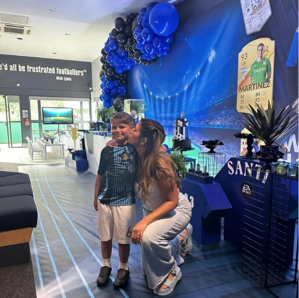 El cumpleaños de Santino, el hijo del Dibu Martínez