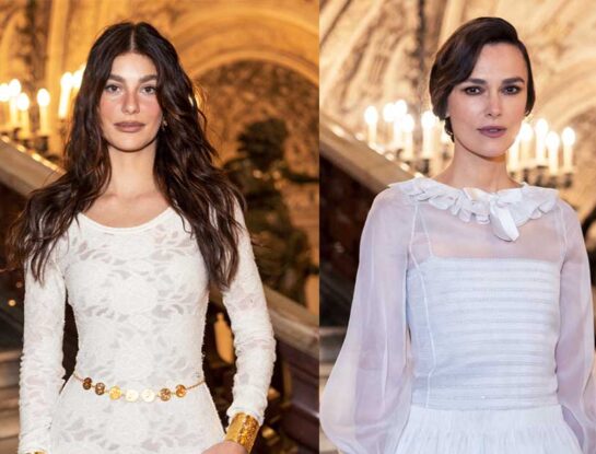 Vidriera: de Camila Morrone a Keira Knightley, los looks más chic de París en el desfile de Chanel