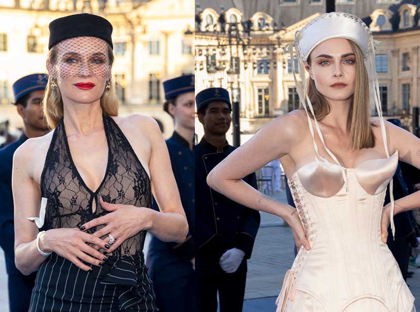 Vidriera: de Diane Kruger a Cara Delevigne, los mejores looks en el desfile de Vogue
