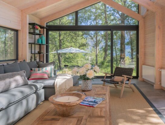 En un bosque chileno: así se diseñó y decoró esta casa prefabricada