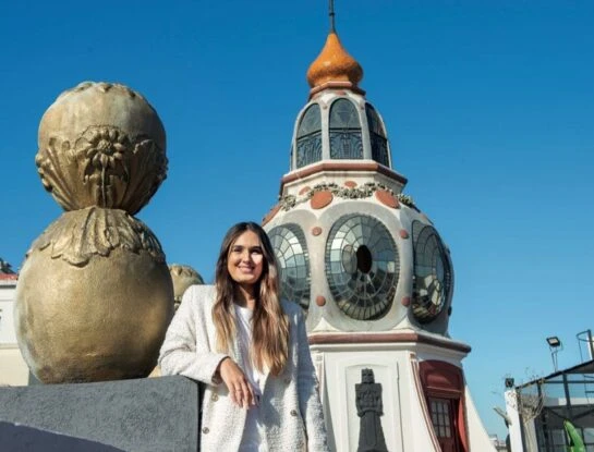 Una arquitecta puso en valor una terraza porteña con una cúpula de 40 metros de altura