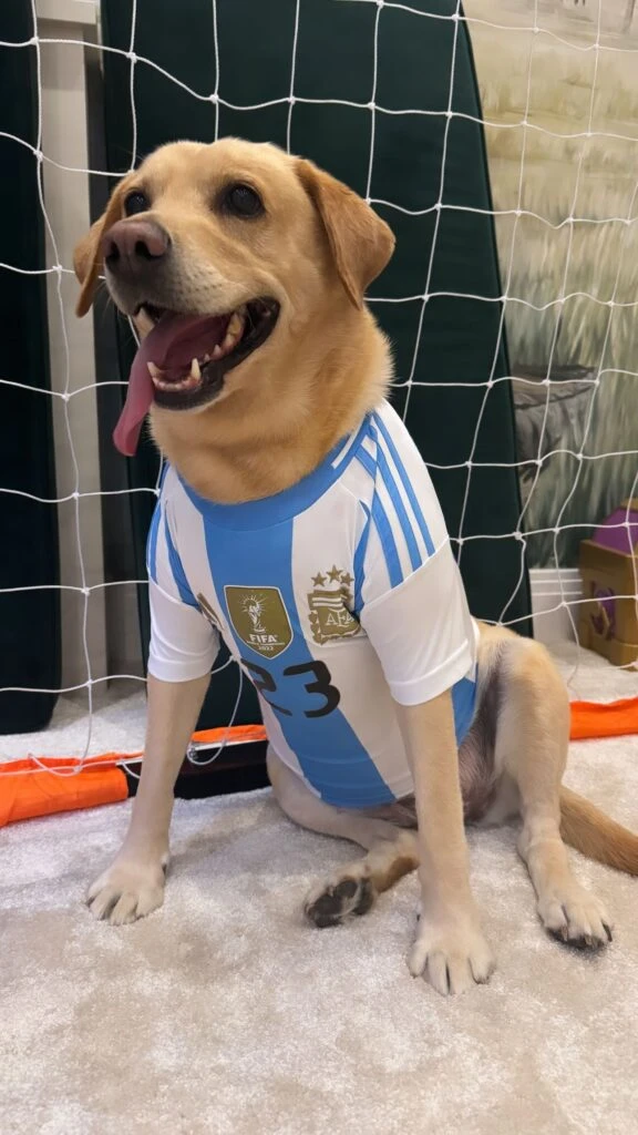 El Dibu Martínez y el particular detalle que llevó en el pelo