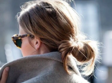 'Flip bun' el rodete más fácil de hacer que está de moda