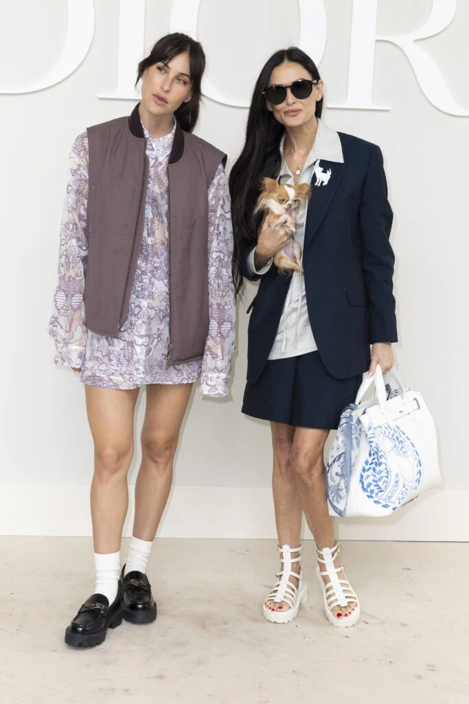 Vidriera: de Kate Moss a Demi Moore, los looks de los invitados a la front row de Dior