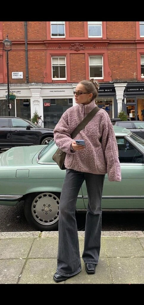 Alerta tendencia: estas camperas con corderito son las más elegidas del invierno