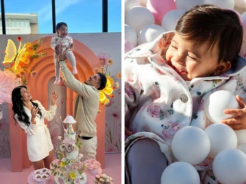 Las fotos del cumpleaños temático de India, la hija de la China Ansa