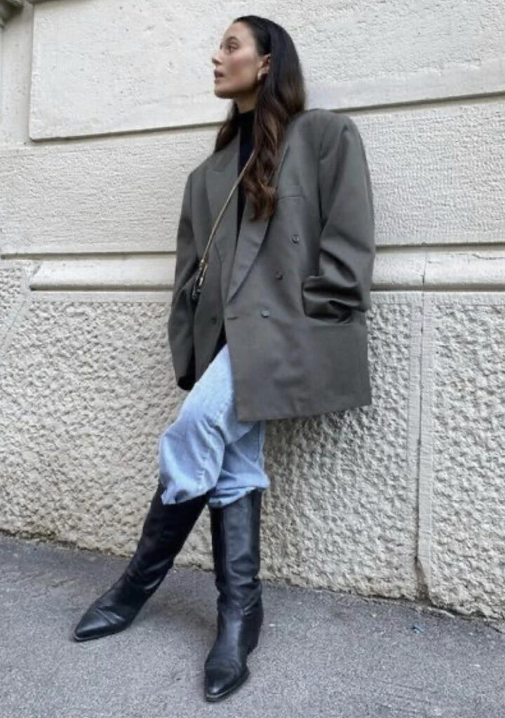 Looks cancheros con blazers. Foto: Pinterest. 