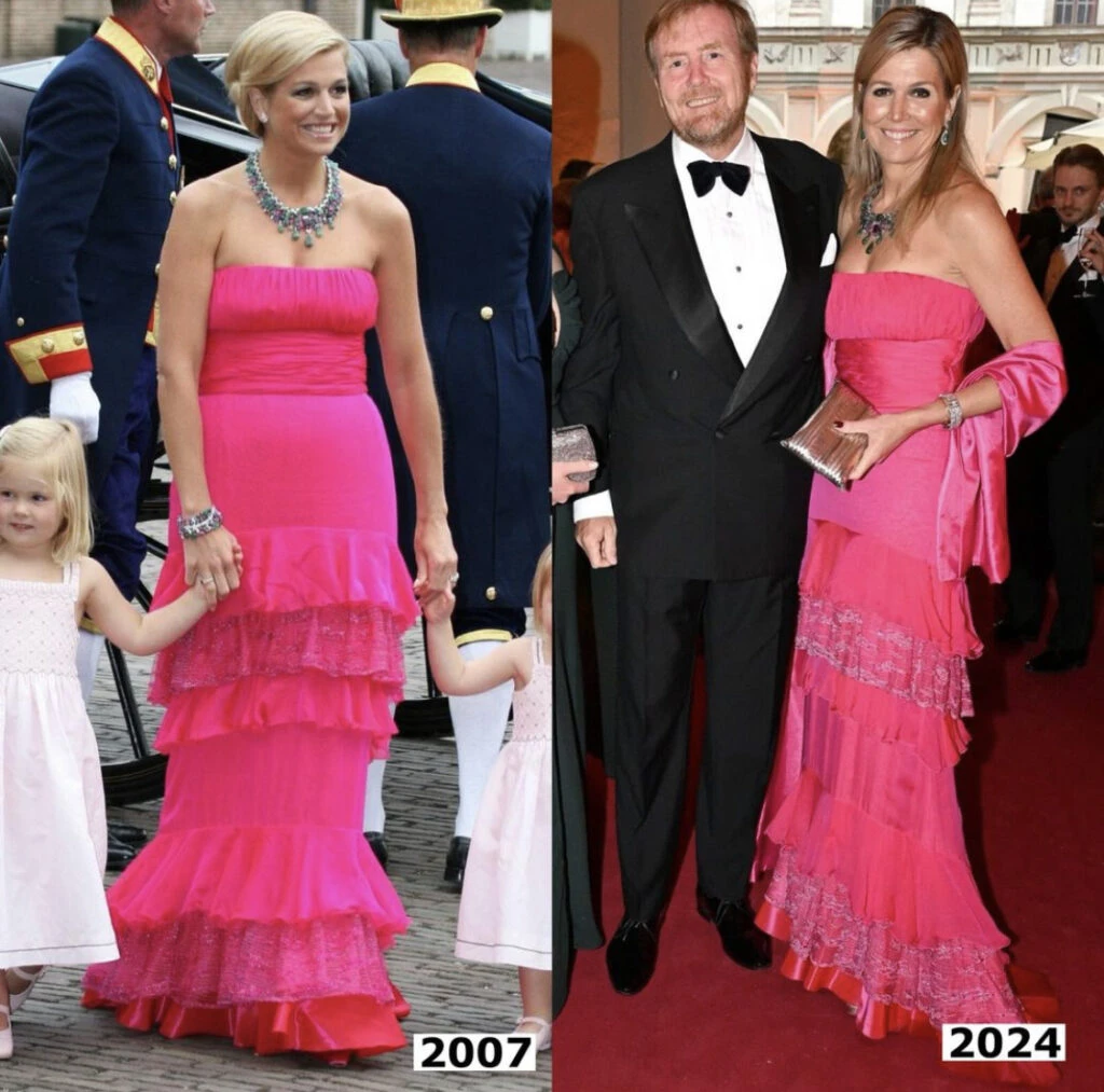 Máxima apostó a la moda circular y deslumbró. Foto: Instagram.