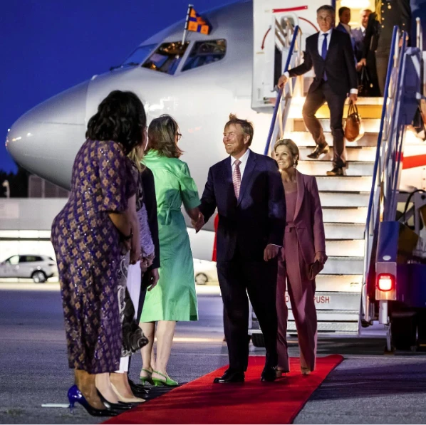 Máxima mostró dos looks opuestos y elegantísimos en su gira por los Estados Unidos