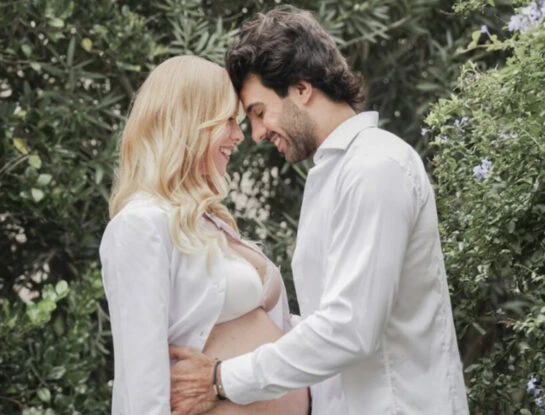 Horas antes de ser madre por cuarta vez, Nicole Neumann saludó a Manu Urcera por el Día del Padre