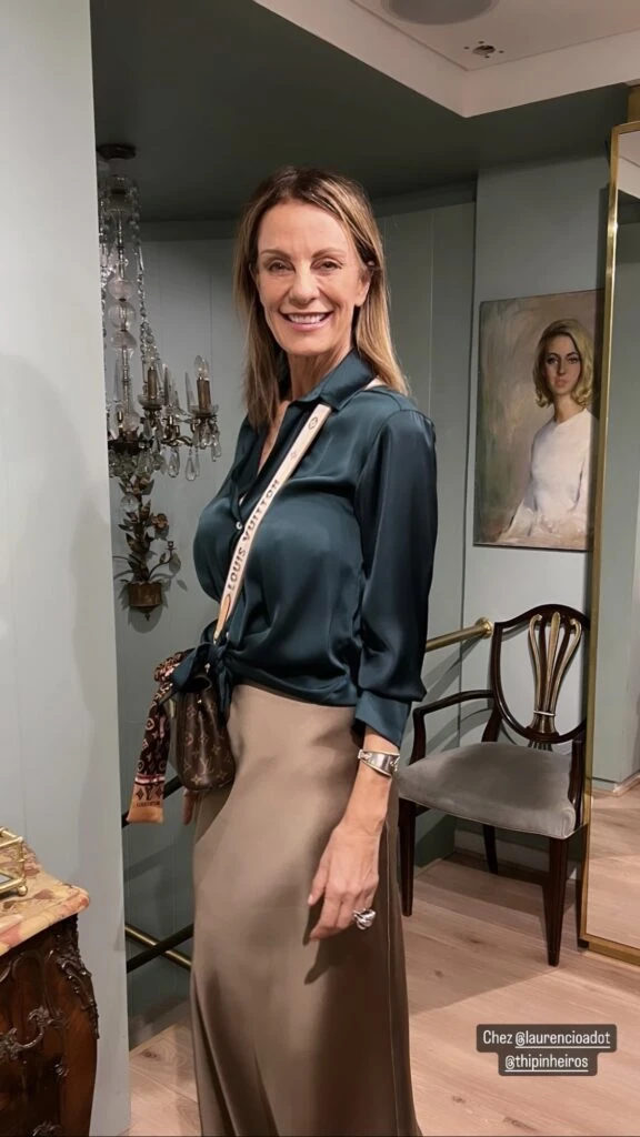 Nequi Galotti da cátedra de estilo con una falda lencera. Foto: Instagram.