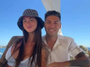 Las primeras fotos de Thiago, el primer hijo de Gonzalo Montiel y Karina Nacucchio