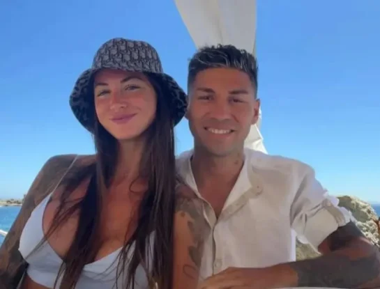 Las primeras fotos de Thiago, el primer hijo de Gonzalo Montiel y Karina Nacucchio