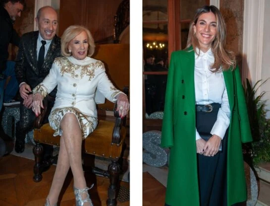 Vidriera: desde Mirtha Legrand hasta María Belén Ludueña, los looks en el desfile de Claudio Cosano
