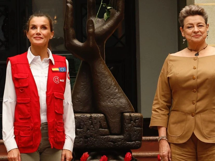 El gesto de Letizia Ortiz en Guatemala