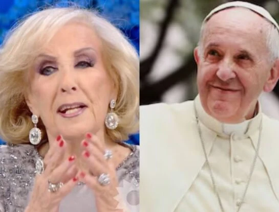 Mirtha Legrand se emocionó al escuchar el mensaje enviado por el Papa Francisco