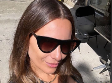 Pampita y su look neo romántico para recorrer Nueva York