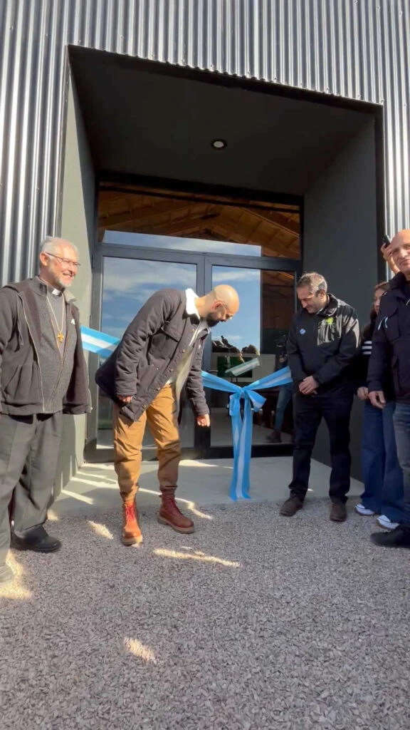 Abel Pintos inauguró un campo escuela en Mercedes. Foto RS Fotos