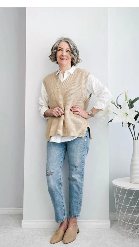 así se lleva el chaleco, la prenda estrella del clima cambiante