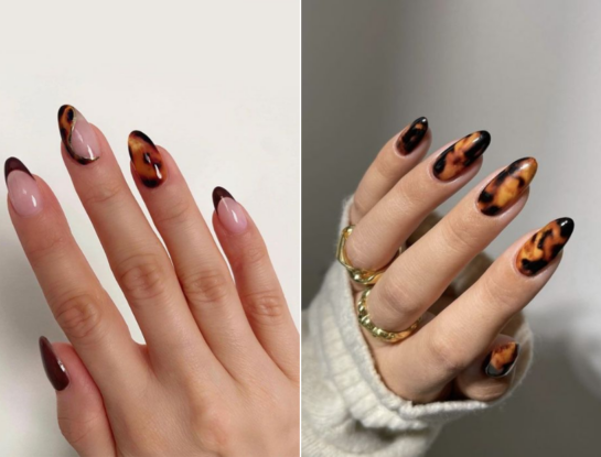 El efecto carey es el más buscado en uñas y te mostramos por qué