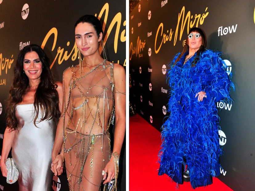 de Flor de la V a Moria Casán, los famosos en el estreno de 'ELla'