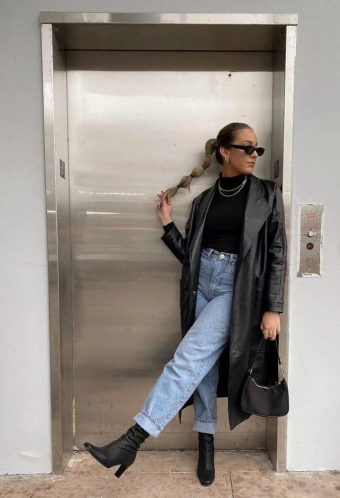 Tapado de cuero a lo Matrix