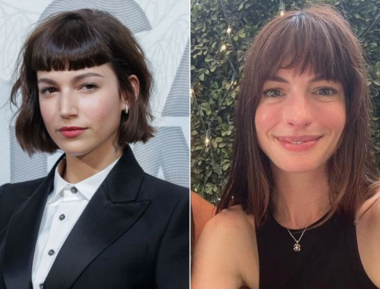 Qué son las choppy bangs: el flequillo favorito de las celebridades