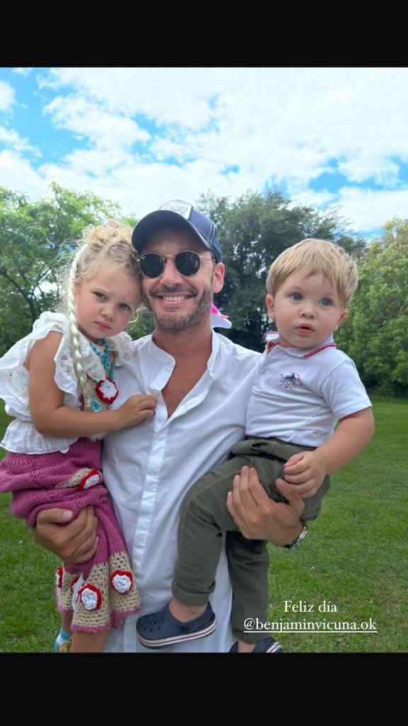 El tierno mensaje de la China Suárez a Benjamín Vicuña y Nicolás Cabré por el día del padre