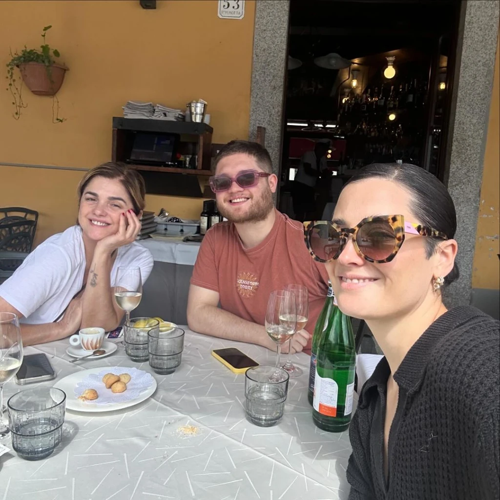 Las fotos del soñado viaje a Italia de Araceli González junto a sus hijos