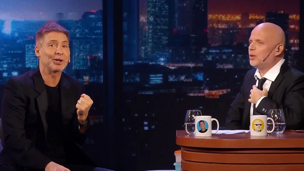 El cruce entre Leticia Siciliani y Adrian Suar en “La noche perfecta”