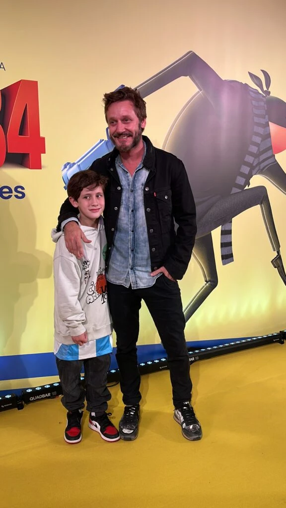 Las fotos de Benjamín Vicuña y su hijo Benicio en el estreno de Mi Villano favorito 4