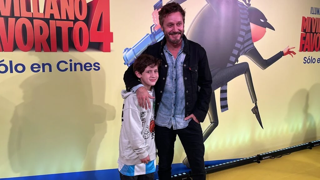 Las fotos de Benjamín Vicuña y su hijo Benicio en el estreno de Mi Villano favorito 4
