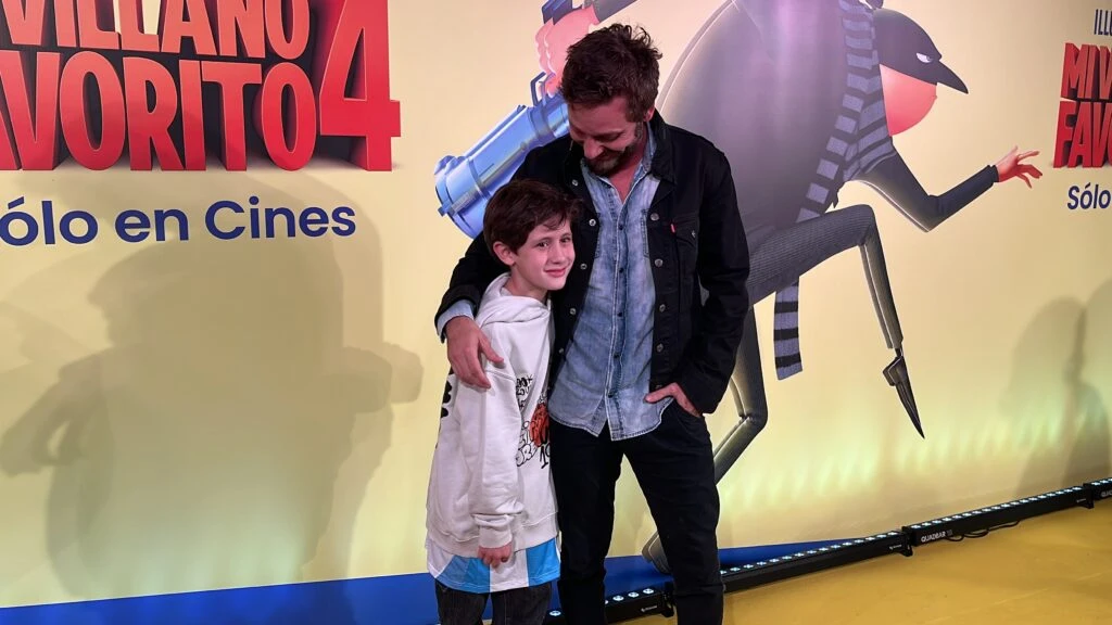 Las fotos de Benjamín Vicuña y su hijo Benicio en el estreno de Mi Villano favorito 4