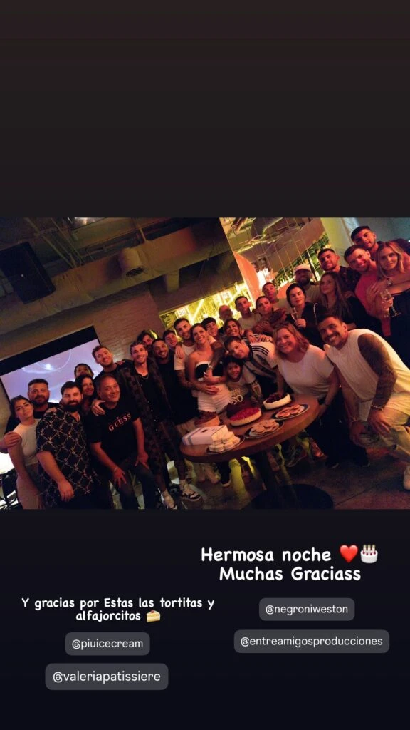 Las fotos del cumpleaños número 30 de Leandro Paredes