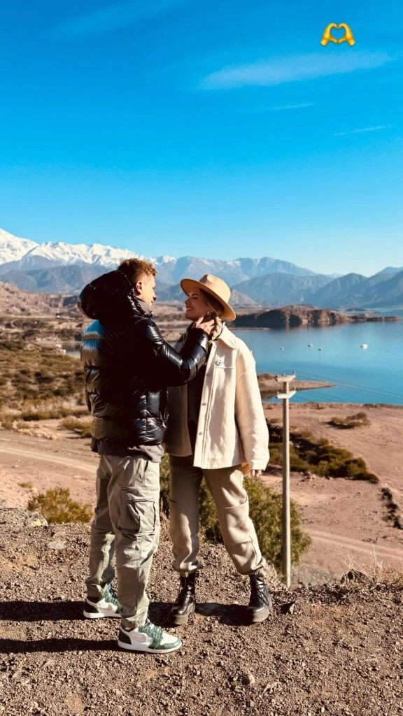 Las fotos de Eva Bargiela y Gianluca Simeone en Mendoza