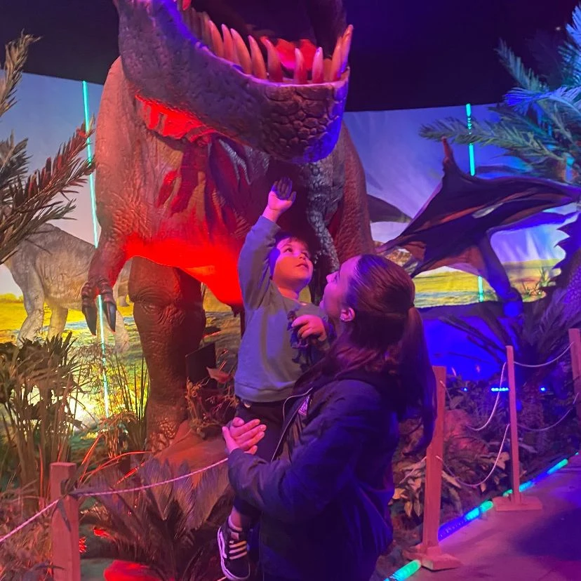 Indiana con Luca Cubero en una salida de vacaciones