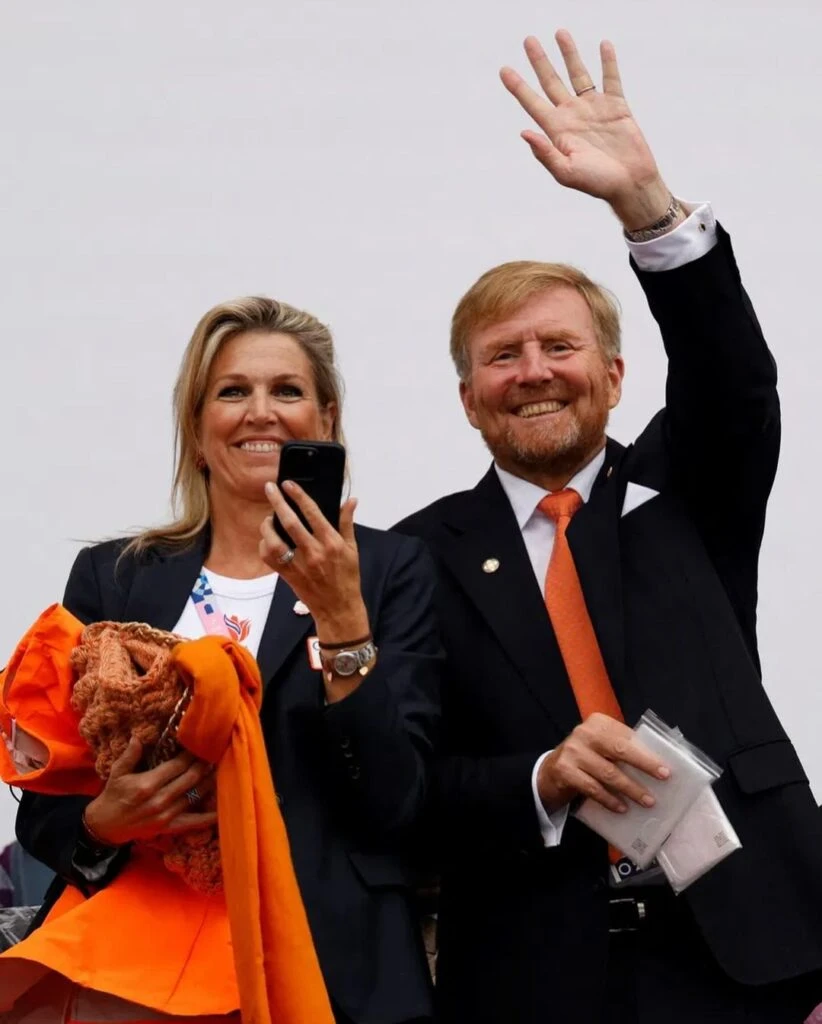 Máxima y el rey Guillermo en la ceremonia inaugural de los Juegos Olímpicos. Foto IG.