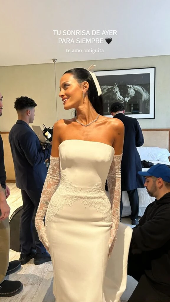 Así Oriana Sabatini celebró el Día del Amigo minutos antes de casarse