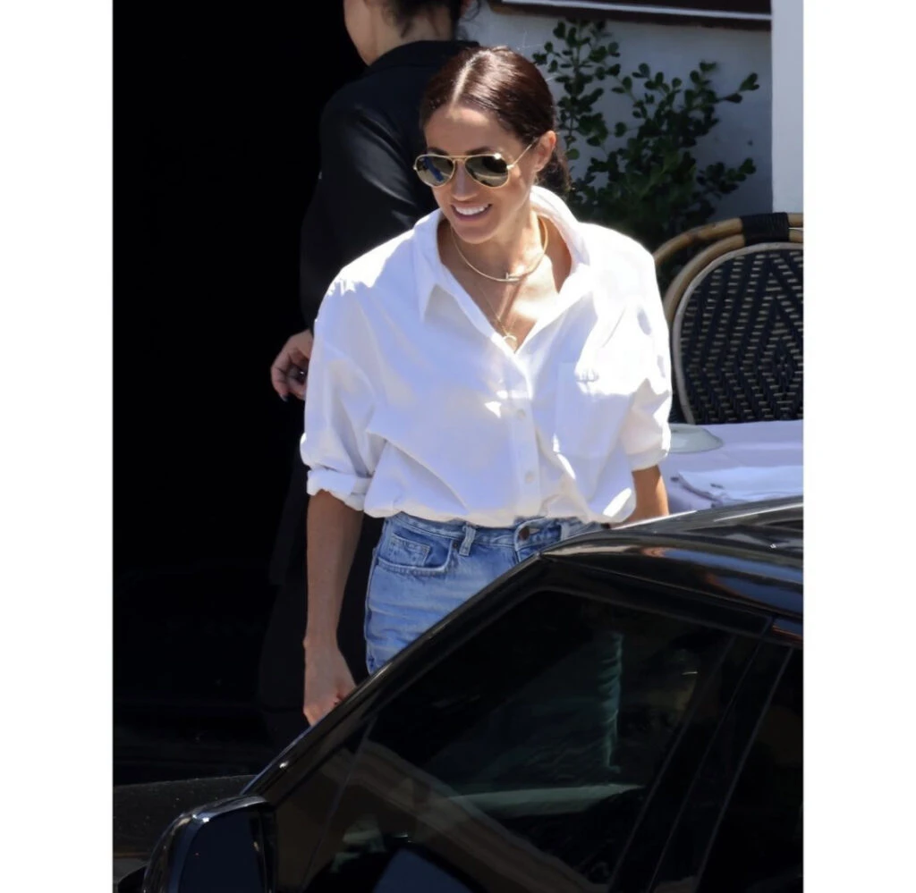 Así es el look casual de la duquesa de Sussex. Foto: Instagram.